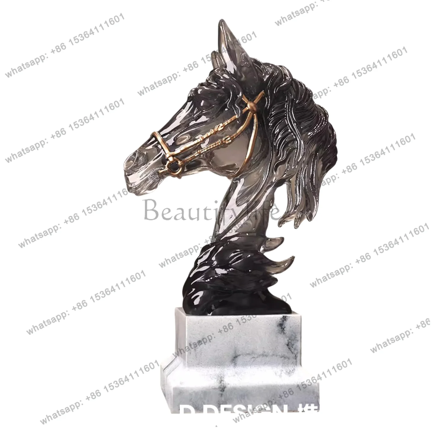 Ornament light luxury high-end Year of the Horse to successful housewarming opening gift living room office decoration
Ornament light luxury high-end Year of the Horse to successful housewarming opening gift living room office decoration