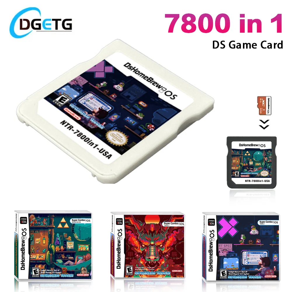 Новый адаптер DS SDHC 7800 в 1, флэш-карта для видеоигр с TF-картой 32G для консоли NDS NDSL 3DS XL 2DS XL, аксессуары DS
Новый адаптер DS SDHC 7800 в 1, флэш-карта для видеоигр с TF-картой 32G для консоли NDS NDSL 3DS XL 2DS XL, аксессуары DS