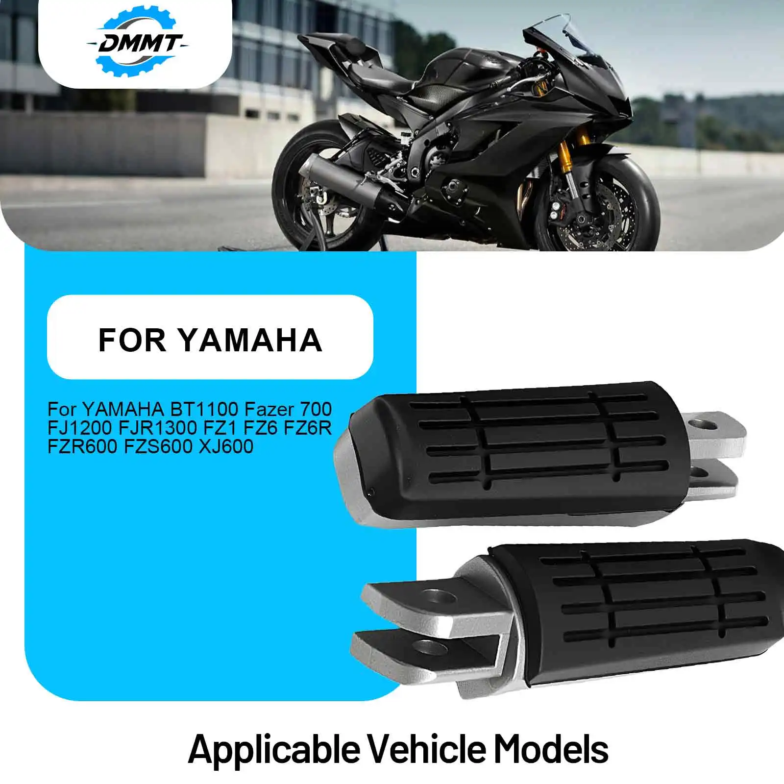 For YAMAHA BT1100 Fazer 700 FJ1200 FJR1300 FZ1 FZ6 FZ6R FZR600 FZS600 XJ600 Motorcycle Front Foot rests Foot pegs
For YAMAHA BT1100 Fazer 700 FJ1200 FJR1300 FZ1 FZ6 FZ6R FZR600 FZS600 XJ600 Motorcycle Front Foot rests Foot pegs