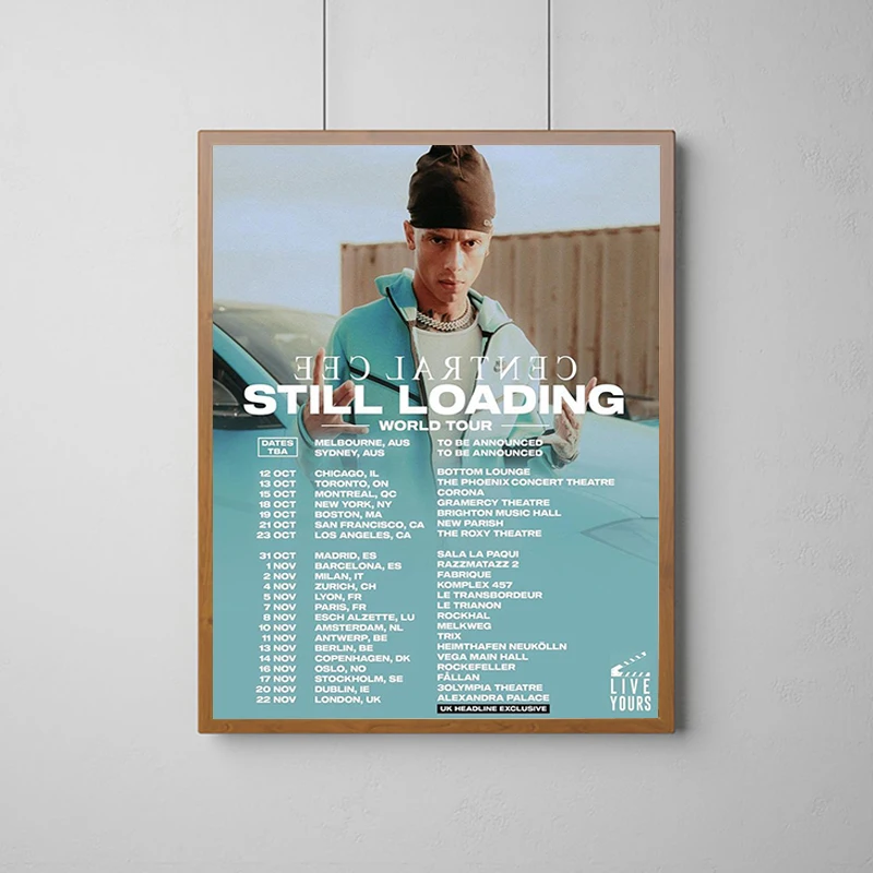 Hip Hop Central Cee Rapper Poster Living Room Decoration Painting on Canvas Posters for Wall Decororation Print Home Decorations
Hip Hop Central Cee Rapper Poster Living Room Decoration Painting on Canvas Posters for Wall Decororation Print Home Decorations