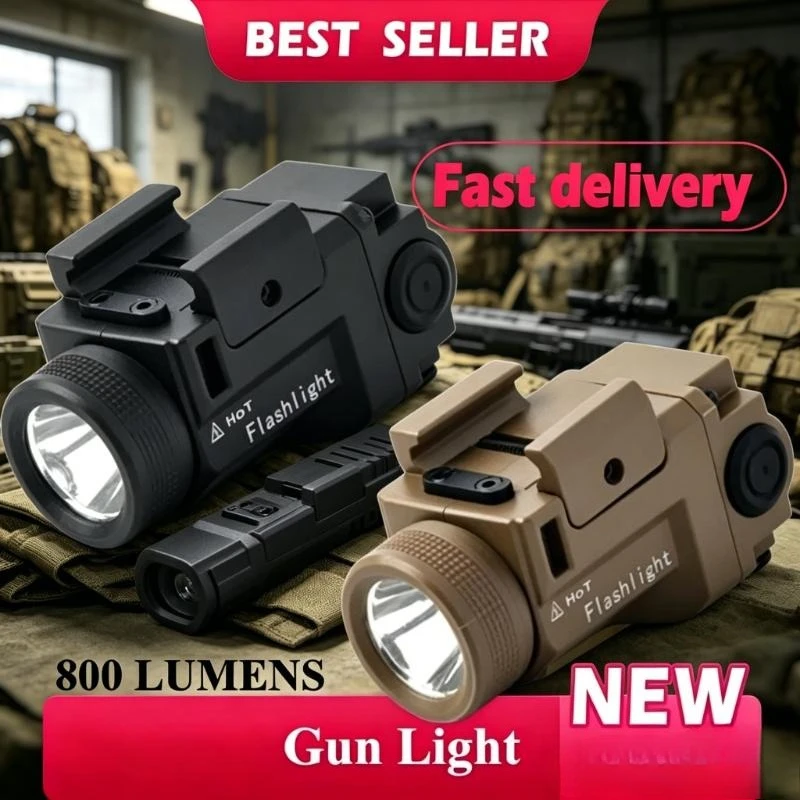 Metal LED Light 800 Lumen Strong Flash Strobe Fit 20mm Picatinny Rail Outdoor Sport Gear
Metal LED Light 800 Lumen Strong Flash Strobe Fit 20mm Picatinny Rail Outdoor Sport Gear