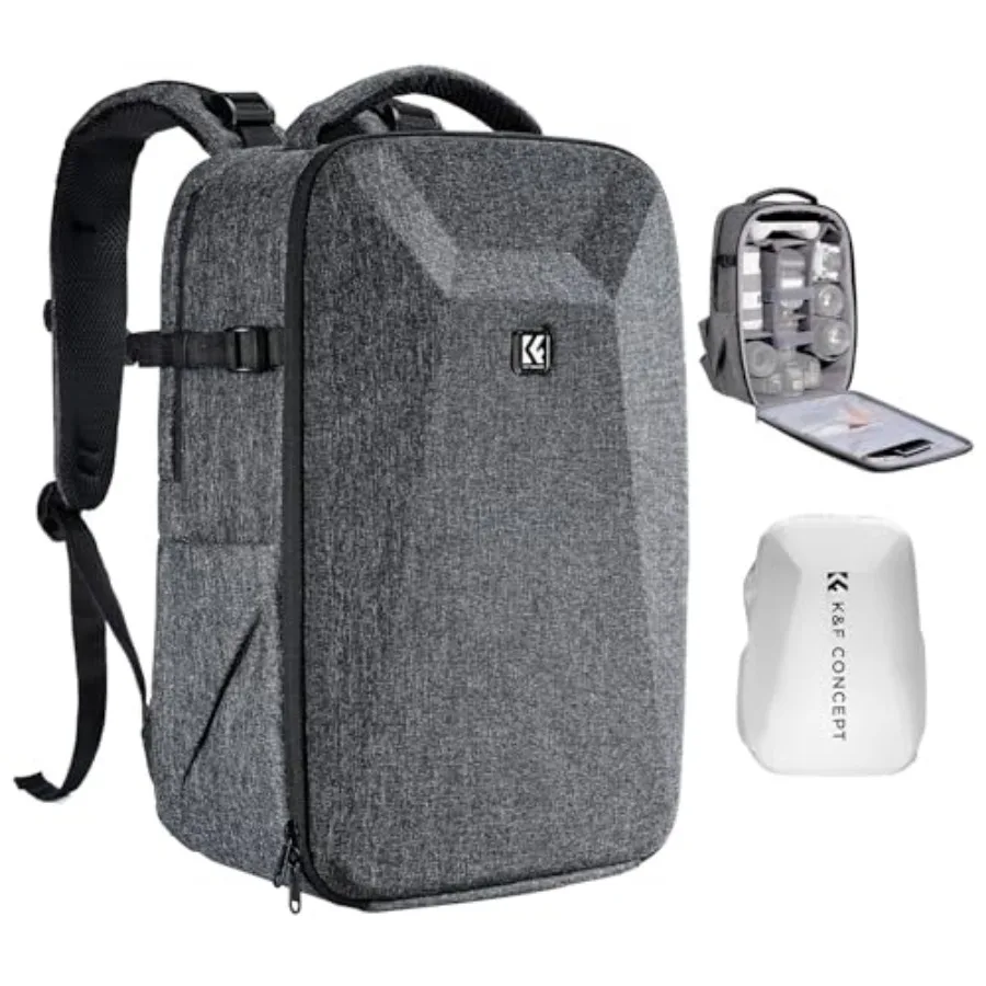 Camera Backpack, Hardshell Photography DSLR Camera Bag with 15-15.6 Inch Laptop Compartment Waterproof Hard Shell Camera Case C
Camera Backpack, Hardshell Photography DSLR Camera Bag with 15-15.6 Inch Laptop Compartment Waterproof Hard Shell Camera Case C