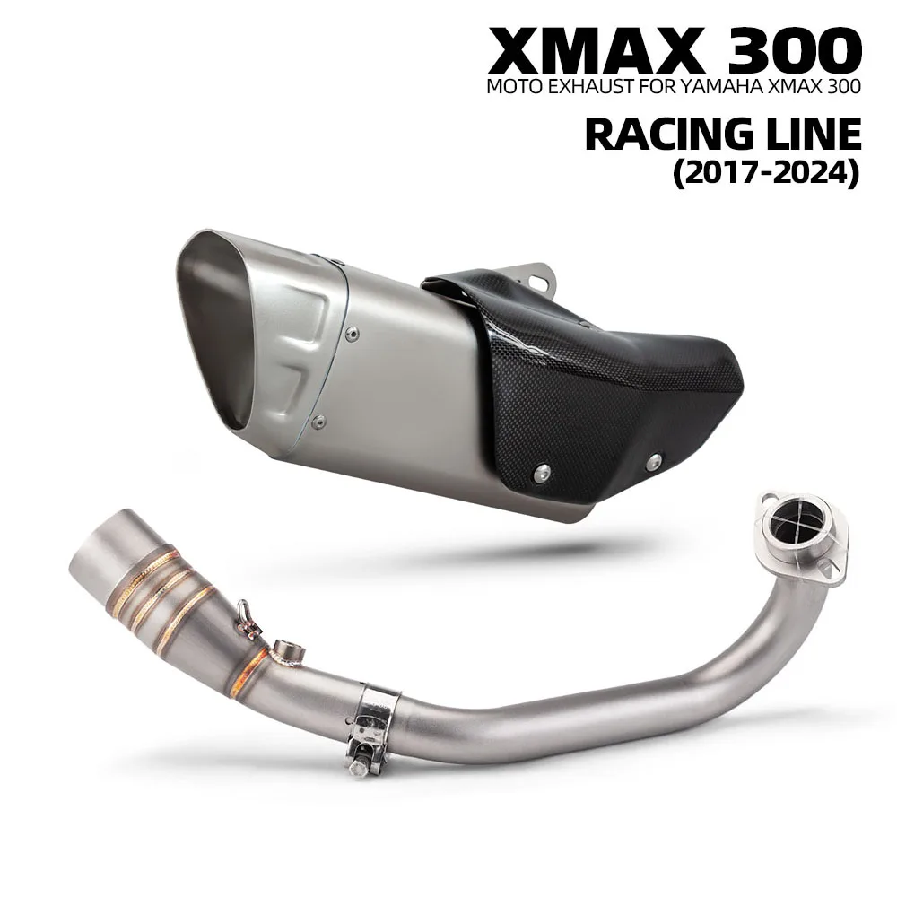 For Yamaha XMAX250 XMAX300 Tricity300 XMAX/Tricity 250/300 2017-2024 Motorcycle Exhaust Full System Manifold Header Pipe Muffler
For Yamaha XMAX250 XMAX300 Tricity300 XMAX/Tricity 250/300 2017-2024 Motorcycle Exhaust Full System Manifold Header Pipe Muffler