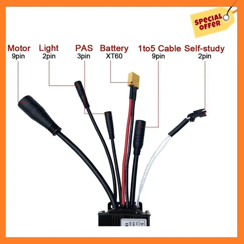 AD08-30A 1000W 36/48V Bicycle Lithium Battery Modification Accessories Three-Mode Fully Waterproof Small Kit S966 LCD Meter
AD08-30A 1000W 36/48V Bicycle Lithium Battery Modification Accessories Three-Mode Fully Waterproof Small Kit S966 LCD Meter