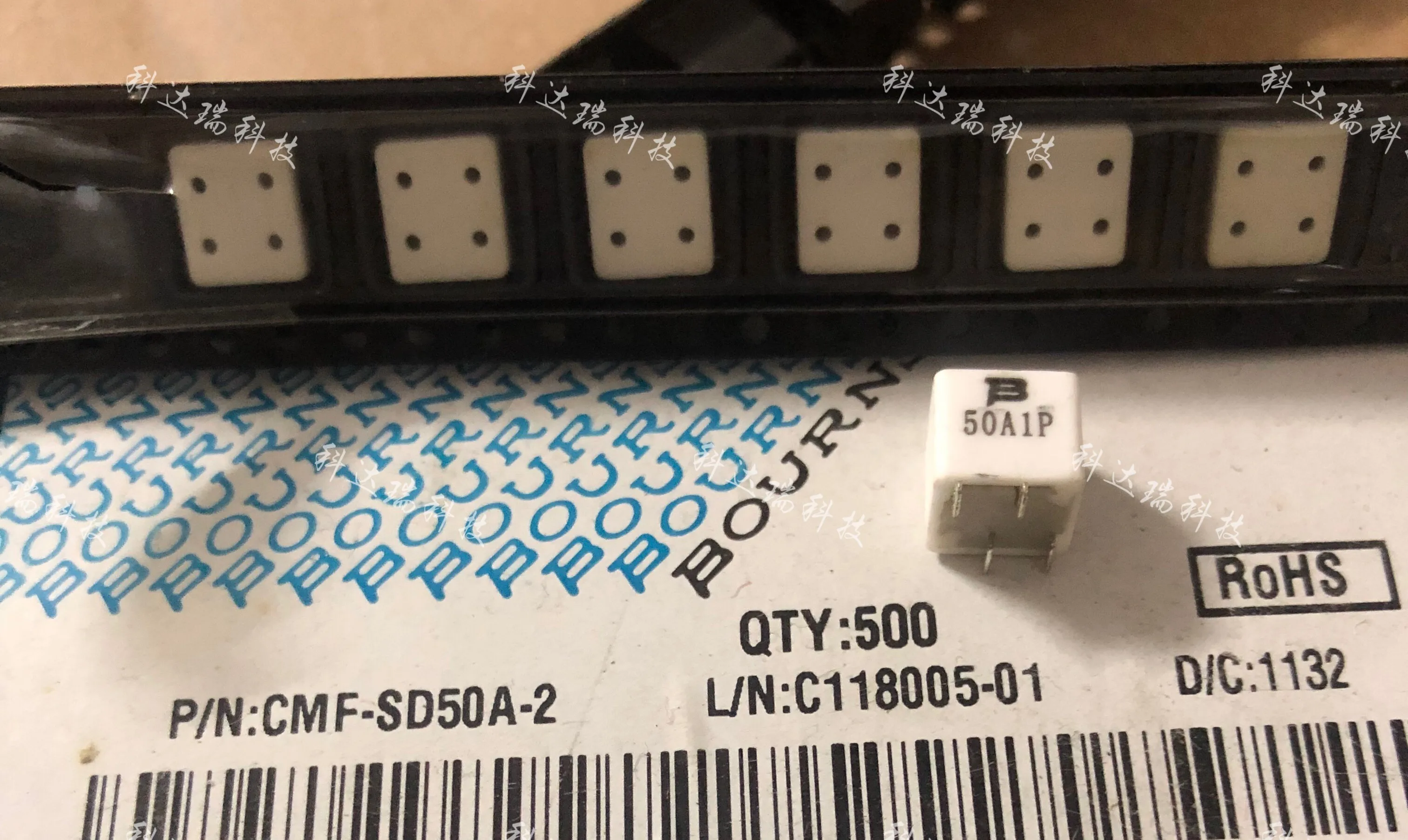 50pcs/CMF-SD50A-2 BOURNS Ceramic PTC Thermistor 3A Self healing Fuse 50 ohms 230V 20%
50pcs/CMF-SD50A-2 BOURNS Ceramic PTC Thermistor 3A Self healing Fuse 50 ohms 230V 20%