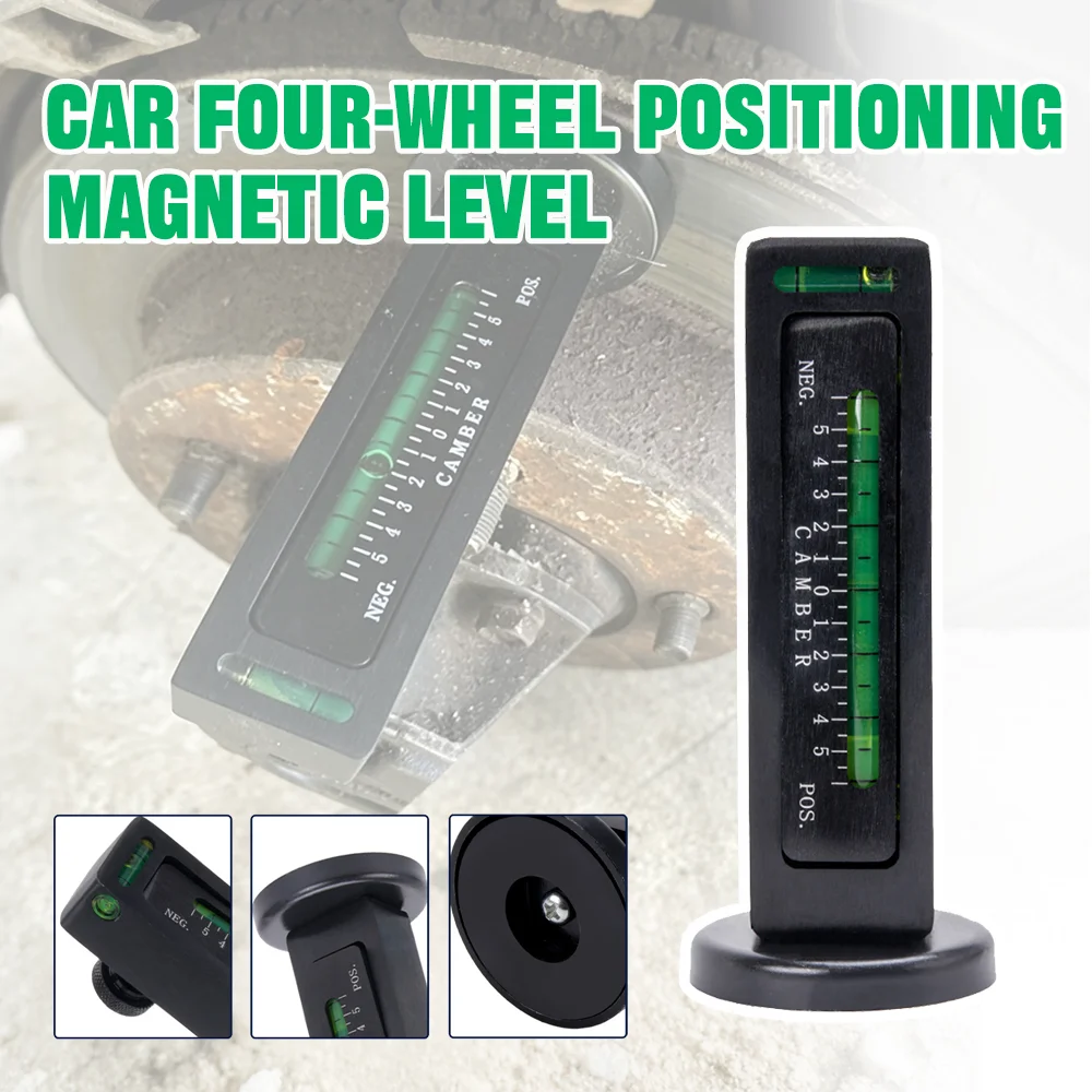 Automobile 4-wheel Positioning Magnetic Level, Wheel Camber, Adjustable Magnetic Gauge Tool, Wheel Alignment tool Camber Cas
Automobile 4-wheel Positioning Magnetic Level, Wheel Camber, Adjustable Magnetic Gauge Tool, Wheel Alignment tool Camber Cas