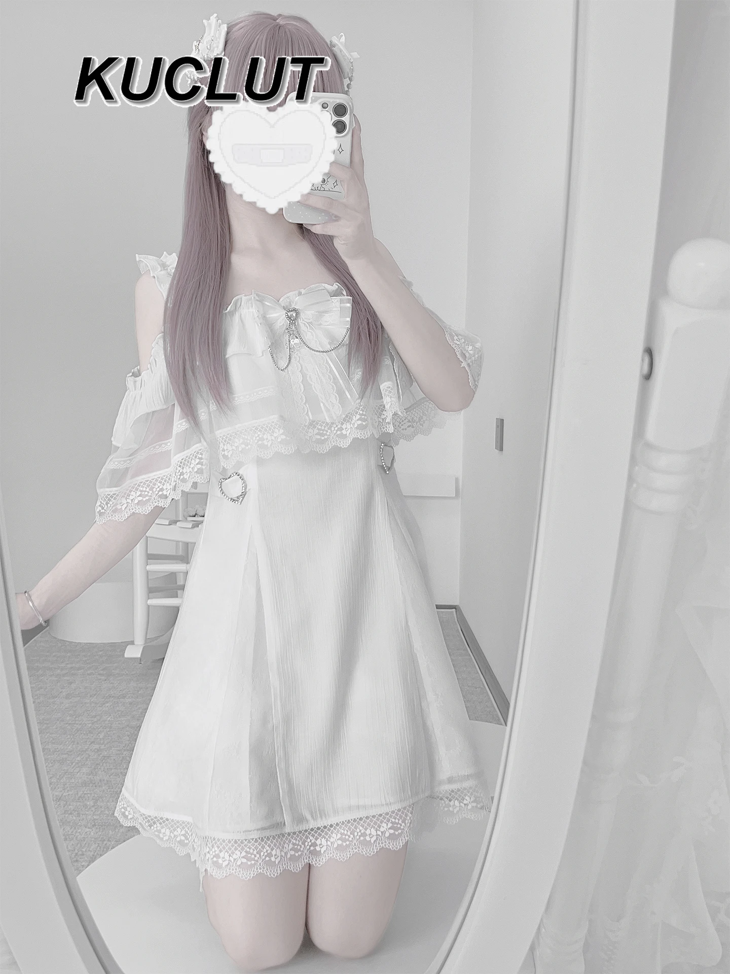 Lolita Dresses for Women Japanese Style Subculture Fashion Elegant Short Sleeve Lace Pure Color White Dress Summer 2025 New
Lolita Dresses for Women Japanese Style Subculture Fashion Elegant Short Sleeve Lace Pure Color White Dress Summer 2025 New