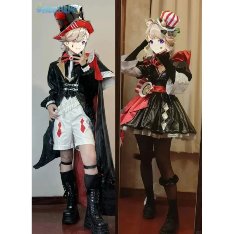 Lynette Lyney косплей игра Genshin ударопрочные Костюмные туфли hatstailprops полный Хэллоуин мужской женский стиль
Lynette Lyney косплей игра Genshin ударопрочные Костюмные туфли hatstailprops полный Хэллоуин мужской женский стиль