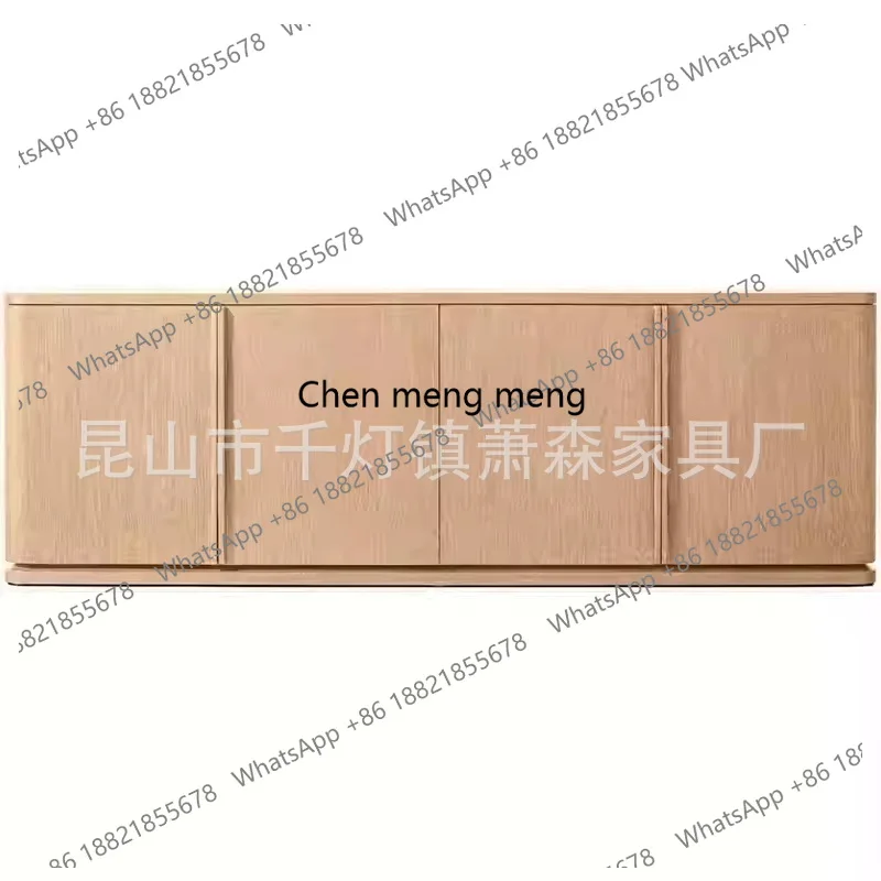 American solid wood TV cabinet small apartment living room oak locker French simple dining side storage cabinet
American solid wood TV cabinet small apartment living room oak locker French simple dining side storage cabinet