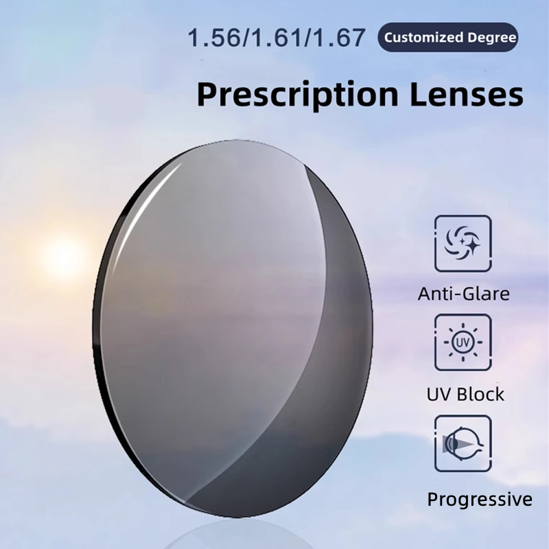 Gray Solar Lenses 1.56 1.61 1.67 1.74 Progressive Multifocal Degree Customized Astigmatism Optics Prescription Aspherical Lens
Gray Solar Lenses 1.56 1.61 1.67 1.74 Progressive Multifocal Degree Customized Astigmatism Optics Prescription Aspherical Lens