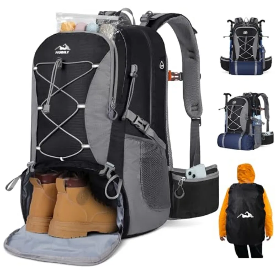 50L Hiking Backpack Waterproof Camping Backpack for Men Women Lightweight HIking Daypack Outdoor Travel Daypack
50L Hiking Backpack Waterproof Camping Backpack for Men Women Lightweight HIking Daypack Outdoor Travel Daypack