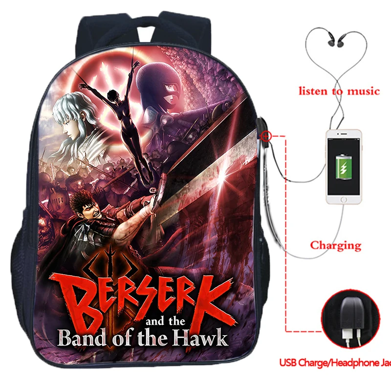 Children Lightweight Backpack Anime Berserk School Bags Primary School Student Bookbag Girls Boys Orthopedic Kids Book Bags Gift
Children Lightweight Backpack Anime Berserk School Bags Primary School Student Bookbag Girls Boys Orthopedic Kids Book Bags Gift