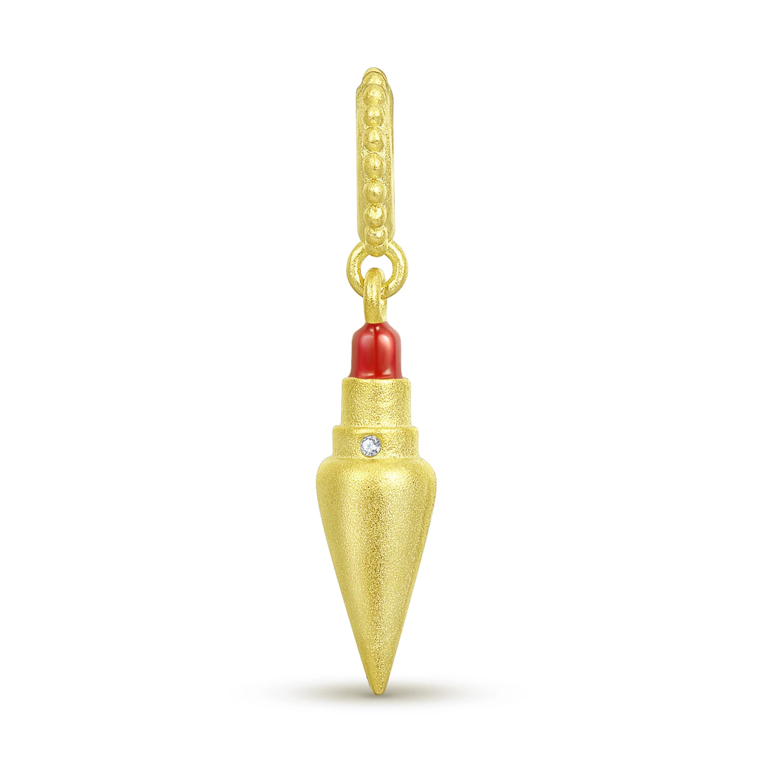 925 Sterling Silver Sandblasting Golden Makeup Radish Lipstick Pendant Charm Bead Fit Original Bracelet Diy Jewelry Accessories
925 Sterling Silver Sandblasting Golden Makeup Radish Lipstick Pendant Charm Bead Fit Original Bracelet Diy Jewelry Accessories