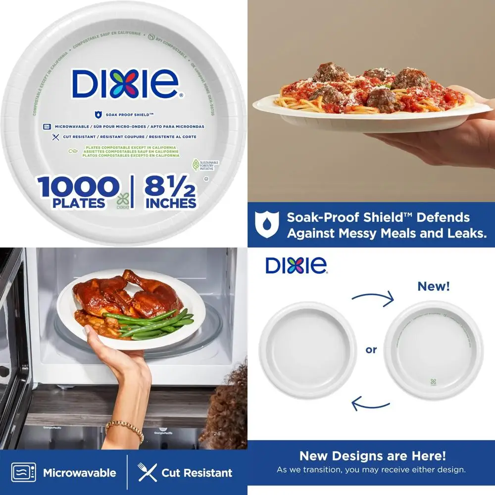 Белые бумажные тарелки среднего веса 8,5 дюйма, 1000 шт., одноразовые, 12 тарелок в упаковке, 8 упаковок в футляре, идеально подходят для вечеринок и
Белые бумажные тарелки среднего веса 8,5 дюйма, 1000 шт., одноразовые, 12 тарелок в упаковке, 8 упаковок в футляре, идеально подходят для вечеринок и