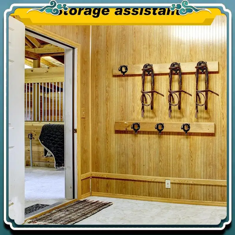 Premium 3 Counts Horse Bridle Rack Horse Tack Storage Halter Hanger For Horse Barn Supplies
Premium 3 Counts Horse Bridle Rack Horse Tack Storage Halter Hanger For Horse Barn Supplies
