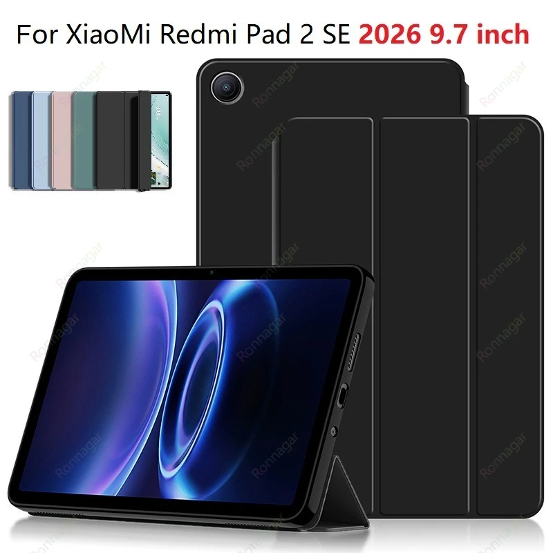 Ultra Slim Case for Xiaomi Redmi Pad 2 SE (2026) Case 9.7 inch Soft Trifold Stand PU Leather Protective Cover Auto Sleep Wake up
Ultra Slim Case for Xiaomi Redmi Pad 2 SE (2026) Case 9.7 inch Soft Trifold Stand PU Leather Protective Cover Auto Sleep Wake up