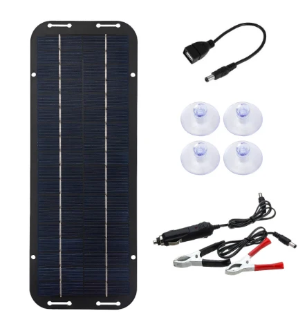 12V Solar Panel Solar Battery Charger Car Van Boat Kit Portable Monocrystalline Solar Battery Trickle Charger
12V Solar Panel Solar Battery Charger Car Van Boat Kit Portable Monocrystalline Solar Battery Trickle Charger
