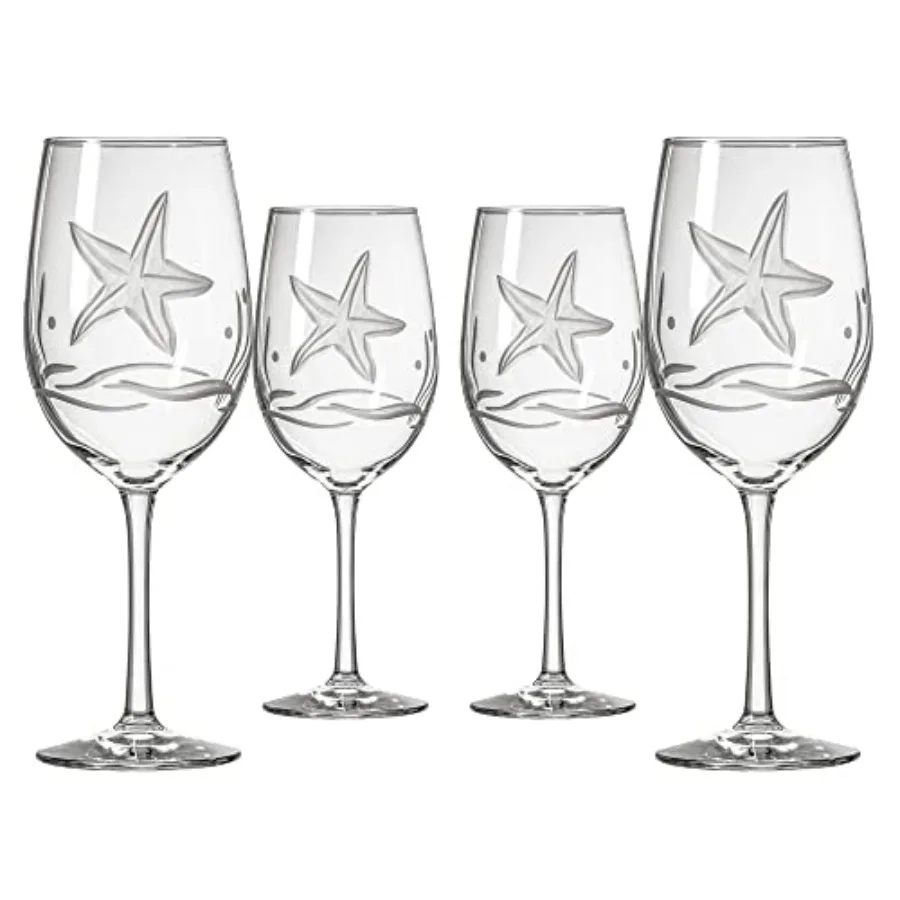 Starfish All Purpose Wine Glass 18 Ounce Set of 4 Large Wine Glasses Lead-Free Glass Engraved Large Wine Glasses Made in the US
Starfish All Purpose Wine Glass 18 Ounce Set of 4 Large Wine Glasses Lead-Free Glass Engraved Large Wine Glasses Made in the US