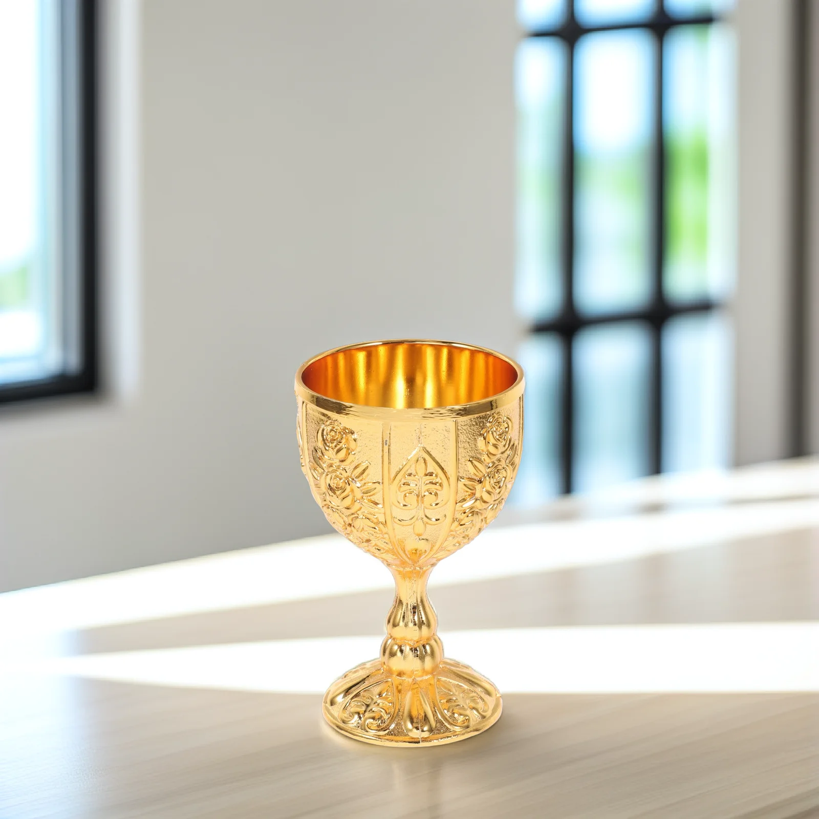 Vintage Brass Goblet European Chalice Medieval Cup Gothic Whiskey Drinking Holy Buddha Offering Vessel
Vintage Brass Goblet European Chalice Medieval Cup Gothic Whiskey Drinking Holy Buddha Offering Vessel