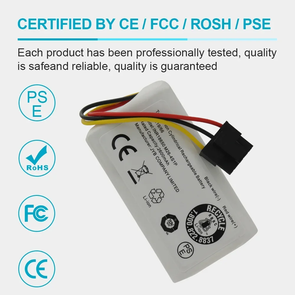 3500-9800mAh 14.4V/14.8V Replacement Battery for Xiaomi Mijia Mi Robot Vacuum Mop 2 Lite C103/EVE CC/E10 B112/E12
3500-9800mAh 14.4V/14.8V Replacement Battery for Xiaomi Mijia Mi Robot Vacuum Mop 2 Lite C103/EVE CC/E10 B112/E12