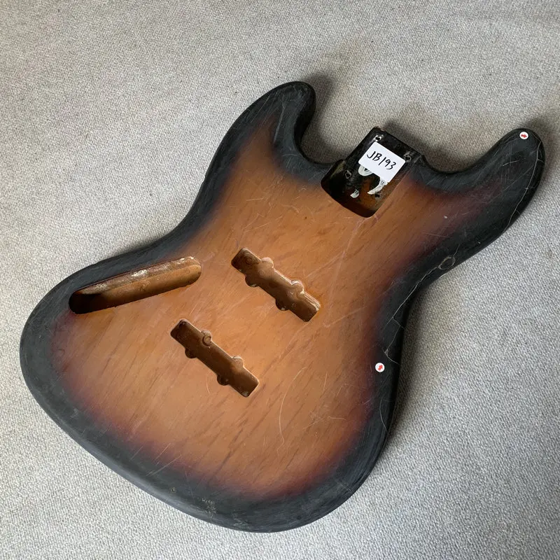 JB193 Sunburst Color Soild Wood Electric Guitar Jazz Bass Body Left Hand JB Pickups Paints Damages Replace and DIY
JB193 Sunburst Color Soild Wood Electric Guitar Jazz Bass Body Left Hand JB Pickups Paints Damages Replace and DIY