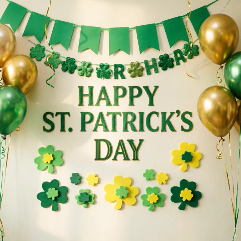St. Patrick's Day Shamrock EVA Foam Stickers Self-Adhesive Clover Kids DIY Crafts Scrapbook Kindergarten Classroom Party Decorat
St. Patrick's Day Shamrock EVA Foam Stickers Self-Adhesive Clover Kids DIY Crafts Scrapbook Kindergarten Classroom Party Decorat