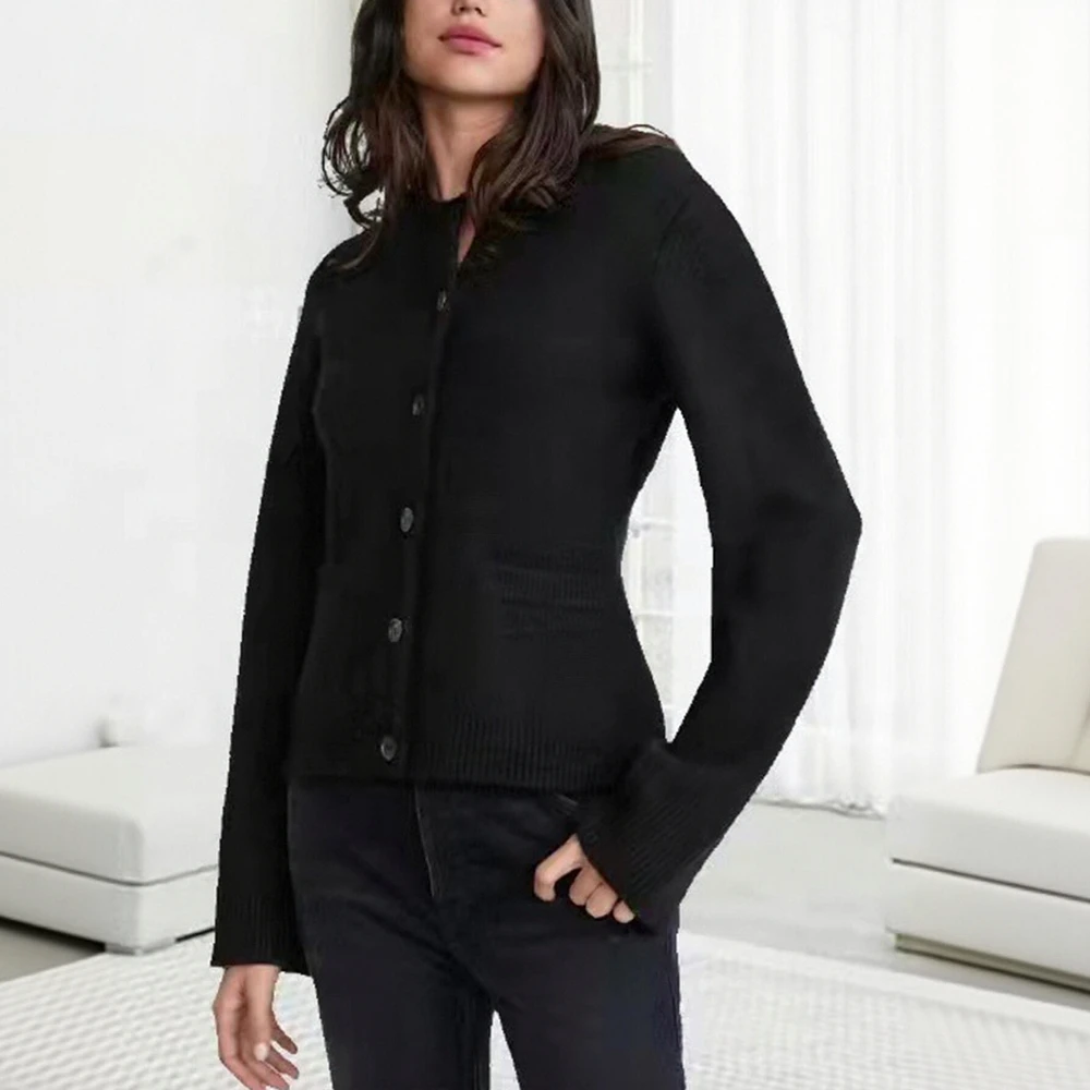 Women's Long Sleeve Cardigan Solid Color Button Front Fashion Simple Daily Summer Autumn Open Front Knitwear
Women's Long Sleeve Cardigan Solid Color Button Front Fashion Simple Daily Summer Autumn Open Front Knitwear