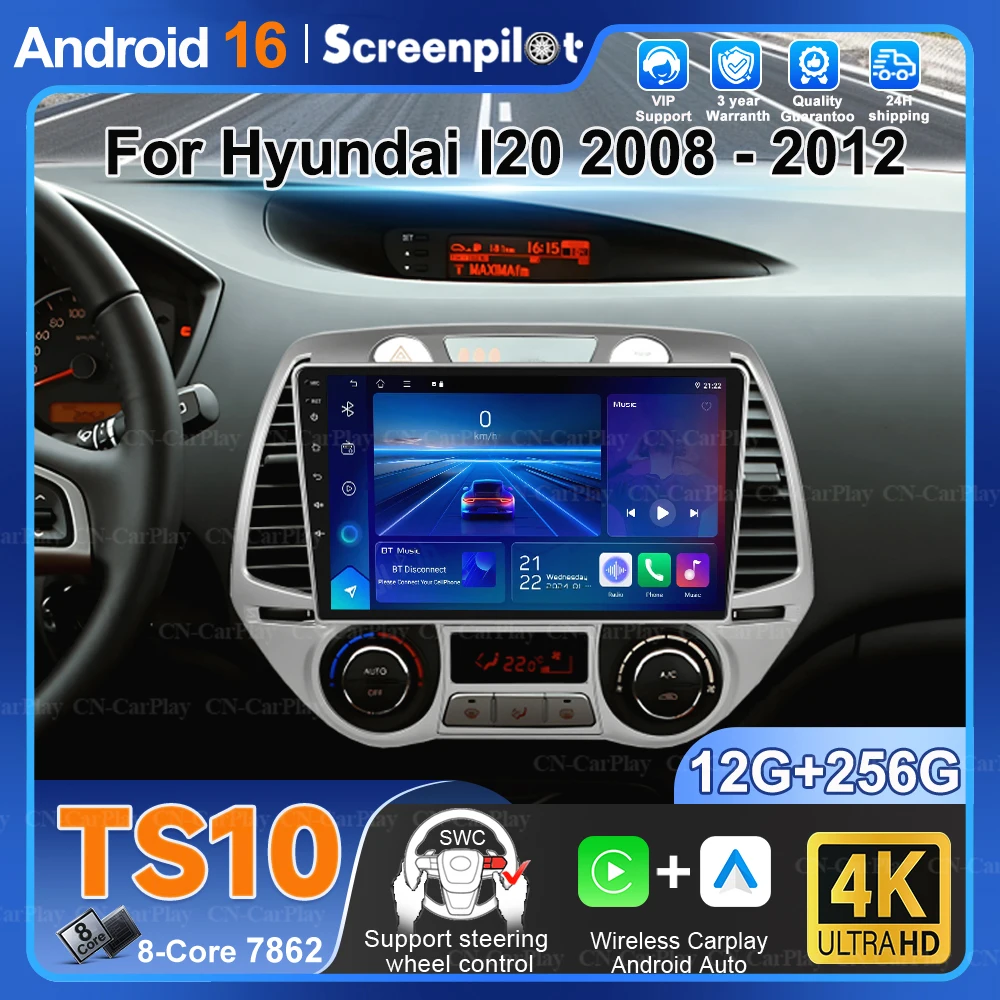 Android 16 Car Radio For Hyundai I20 2008 2009 2010 2011 2012 Multimedia Auto Radio Gps Navigation Stereo Head Unit 5g No 2din
Android 16 Car Radio For Hyundai I20 2008 2009 2010 2011 2012 Multimedia Auto Radio Gps Navigation Stereo Head Unit 5g No 2din