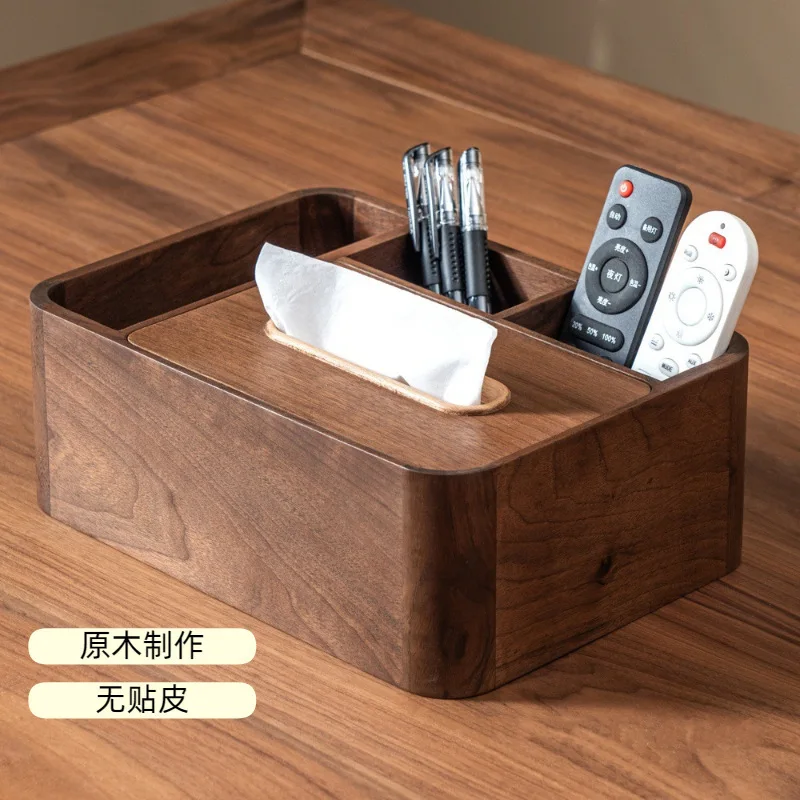 Black walnut tea table multi-functional tissue box household storage pumping carton living room
Black walnut tea table multi-functional tissue box household storage pumping carton living room