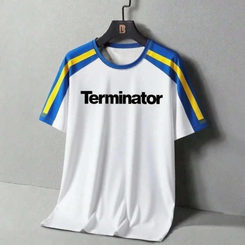 New Men's Hot Selling Short Sleeved T-shirt, Outdoor Sports Quick Drying Fitness Top, Terminator Letter Round Neck T-shirt, Moto
New Men's Hot Selling Short Sleeved T-shirt, Outdoor Sports Quick Drying Fitness Top, Terminator Letter Round Neck T-shirt, Moto