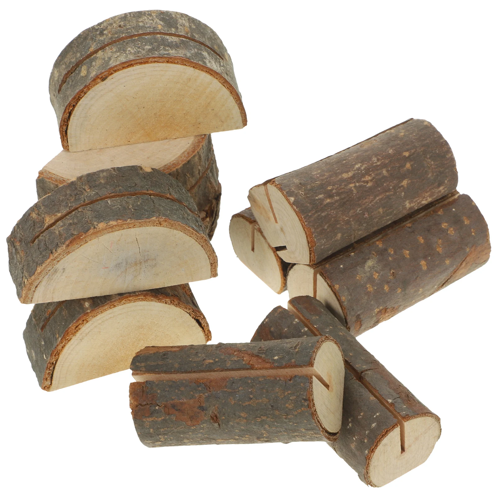 10 Pcs Circle Bark Tree Stump Wood Place Card Holder Photo Clip Note Holder Wooden Card Display Rack Table Number ganizer
10 Pcs Circle Bark Tree Stump Wood Place Card Holder Photo Clip Note Holder Wooden Card Display Rack Table Number ganizer