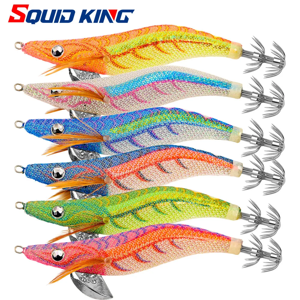FSDZSO Squid Bait 2.5# 3.0# 3.5# Artificial Jigging Lures Slow Sinking Strong Hooks Sea Fishing Octopus Cuttlefish Luminous EGI
FSDZSO Squid Bait 2.5# 3.0# 3.5# Artificial Jigging Lures Slow Sinking Strong Hooks Sea Fishing Octopus Cuttlefish Luminous EGI