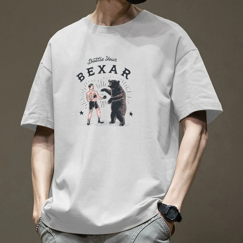 Short sleeve T-shirt men summer Instagram fashion couple loose print 2025 new trend pure cotton top
Short sleeve T-shirt men summer Instagram fashion couple loose print 2025 new trend pure cotton top