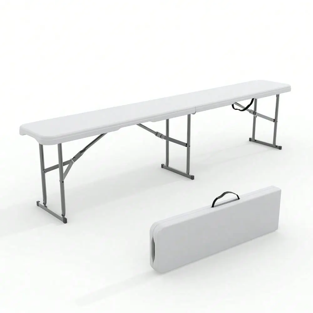 FT Folding Bench Set Of 2, HDPE Portable Outdoor Seating With Metal Frame, Heavy Duty Picnic Camping Bench For Party Garden Pat
FT Folding Bench Set Of 2, HDPE Portable Outdoor Seating With Metal Frame, Heavy Duty Picnic Camping Bench For Party Garden Pat