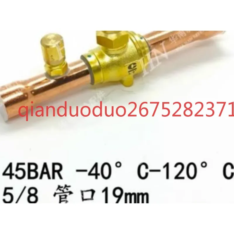 Suitable for air conditioning refrigerant valve body Snow filling stop valve pipe 45BAR -40 ° C~ 120 ° C 5/8
Suitable for air conditioning refrigerant valve body Snow filling stop valve pipe 45BAR -40 ° C~ 120 ° C 5/8