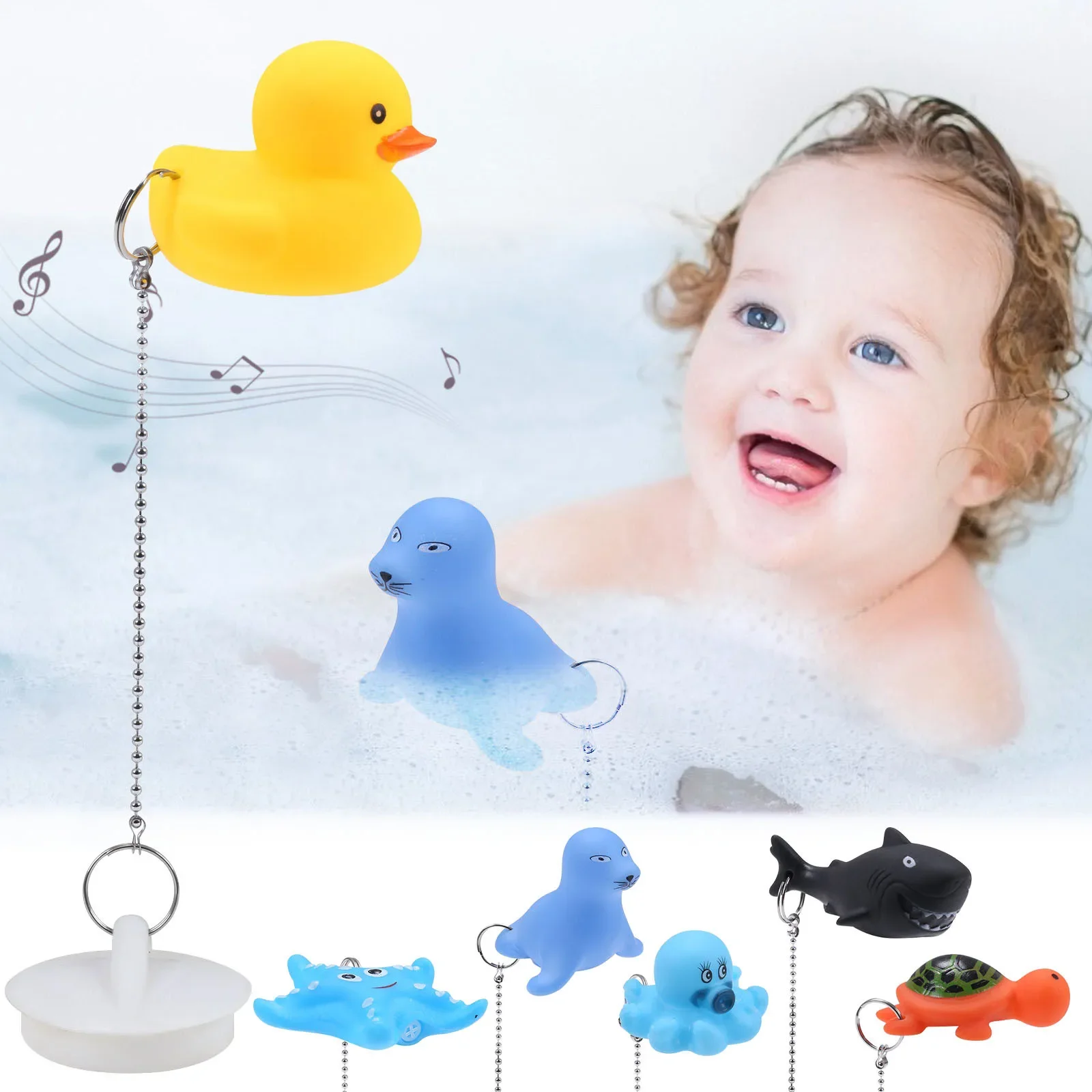 1 Pc Creative Sink Waterproof Plug Cartoon Animals Bath Float Bathtub Sink Stopper Drain Cover Bathtub Plugs Bathroom Supplies
1 Pc Creative Sink Waterproof Plug Cartoon Animals Bath Float Bathtub Sink Stopper Drain Cover Bathtub Plugs Bathroom Supplies