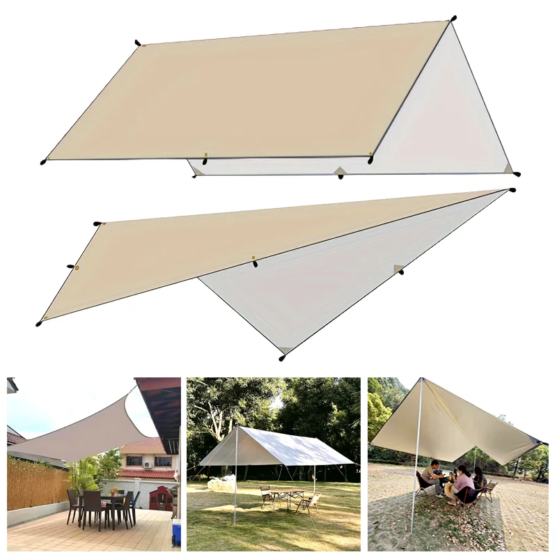 5x4m 4x3m 3x3m 19 Hang Points Tent Tarp Survival Sun Shelter Shade Canopy Outdoor Backpacking Waterproof Camping Awning SunShade
5x4m 4x3m 3x3m 19 Hang Points Tent Tarp Survival Sun Shelter Shade Canopy Outdoor Backpacking Waterproof Camping Awning SunShade