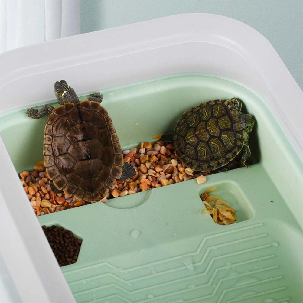 Large Turtle Tank Habitat Kit Plastic Tortoise Enclosure Basking Platform Multi-Function Reptile Terrarium Durable Turtle Tub
Large Turtle Tank Habitat Kit Plastic Tortoise Enclosure Basking Platform Multi-Function Reptile Terrarium Durable Turtle Tub