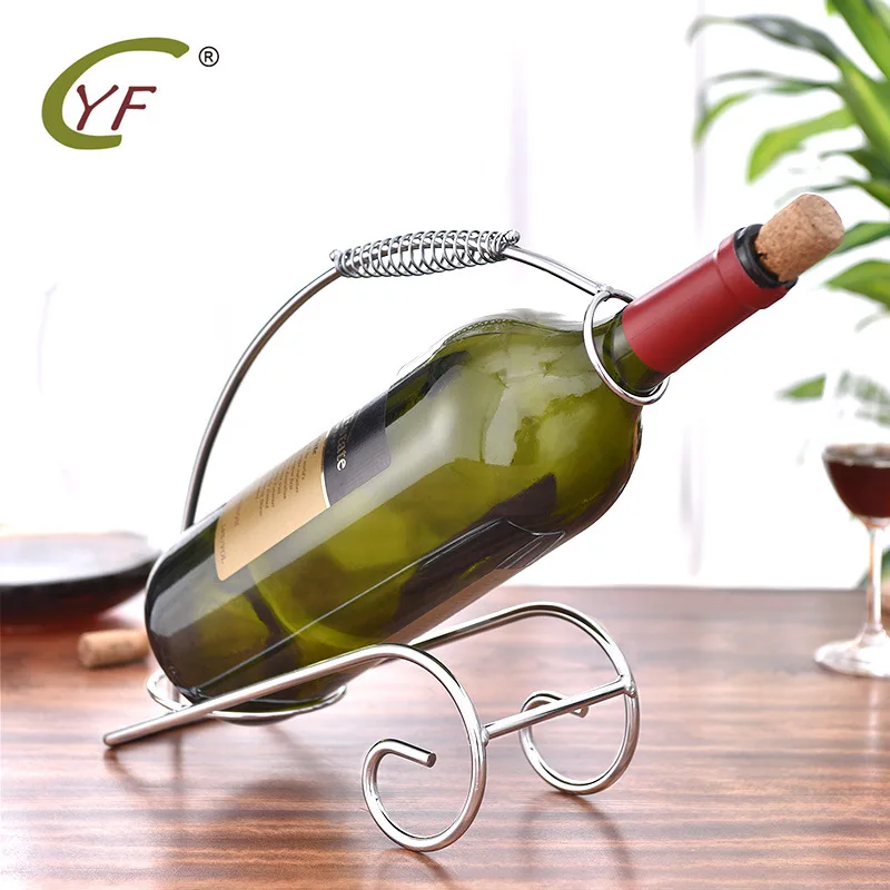 Customized. European Style Iron Handheld Wine Rack Dining Table Winery Bottle Display Rack Simple Wine Rack Ornament Deco
Customized. European Style Iron Handheld Wine Rack Dining Table Winery Bottle Display Rack Simple Wine Rack Ornament Deco
