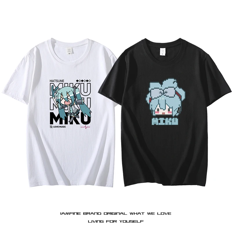Hatsune Miku Princess Future peripherals Summer Cotton T Shirts Men Simple O Neck Stretch Solid New Tops Clothing Casual Tshirt
Hatsune Miku Princess Future peripherals Summer Cotton T Shirts Men Simple O Neck Stretch Solid New Tops Clothing Casual Tshirt