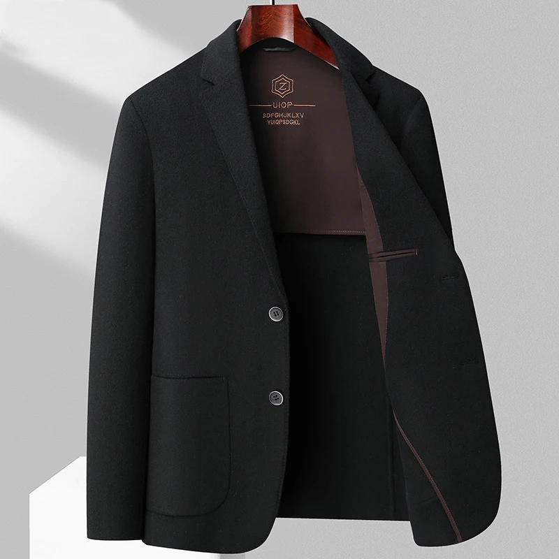 Business Causal 2024 Spring Autumn Men's Solid Color Wool Suits&Blazers Slim Fit 100% Wool Jackets Formal Wear Short Woolen Coat
Business Causal 2024 Spring Autumn Men's Solid Color Wool Suits&Blazers Slim Fit 100% Wool Jackets Formal Wear Short Woolen Coat