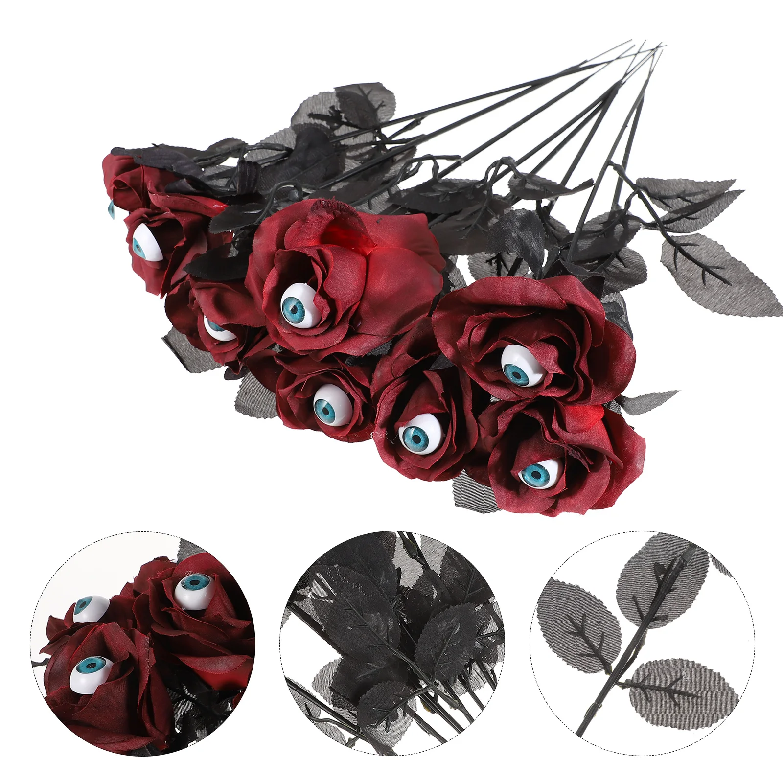 8pcs Halloween Flower With Realistic Fake Decoration Creepy Party Supplies For Haunted House Simulated Eyeball Rose Ornament
8pcs Halloween Flower With Realistic Fake Decoration Creepy Party Supplies For Haunted House Simulated Eyeball Rose Ornament