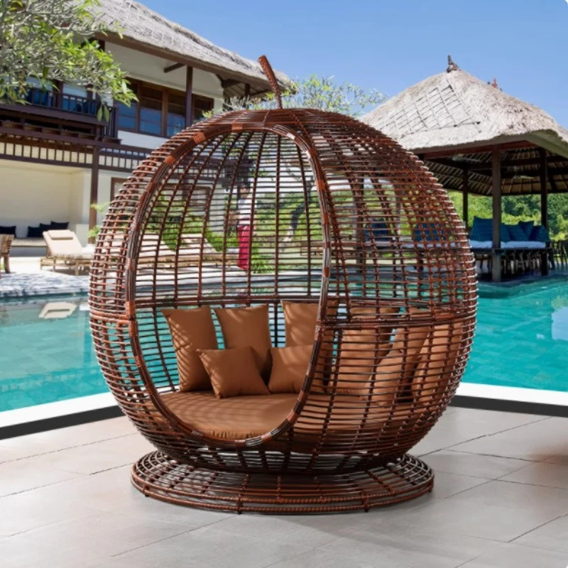 Villa open-air balcony leisure and breakfast outdoor courtyard rattan round bed outdoor swimming pool
Villa open-air balcony leisure and breakfast outdoor courtyard rattan round bed outdoor swimming pool