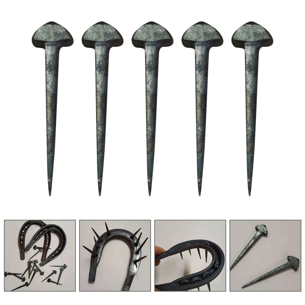 50 Pcs Nails Durable Iron Accessories Compact Size Farrier Equipment Horse Shoes Tools Horseshoe Nails Replacement
50 Pcs Nails Durable Iron Accessories Compact Size Farrier Equipment Horse Shoes Tools Horseshoe Nails Replacement