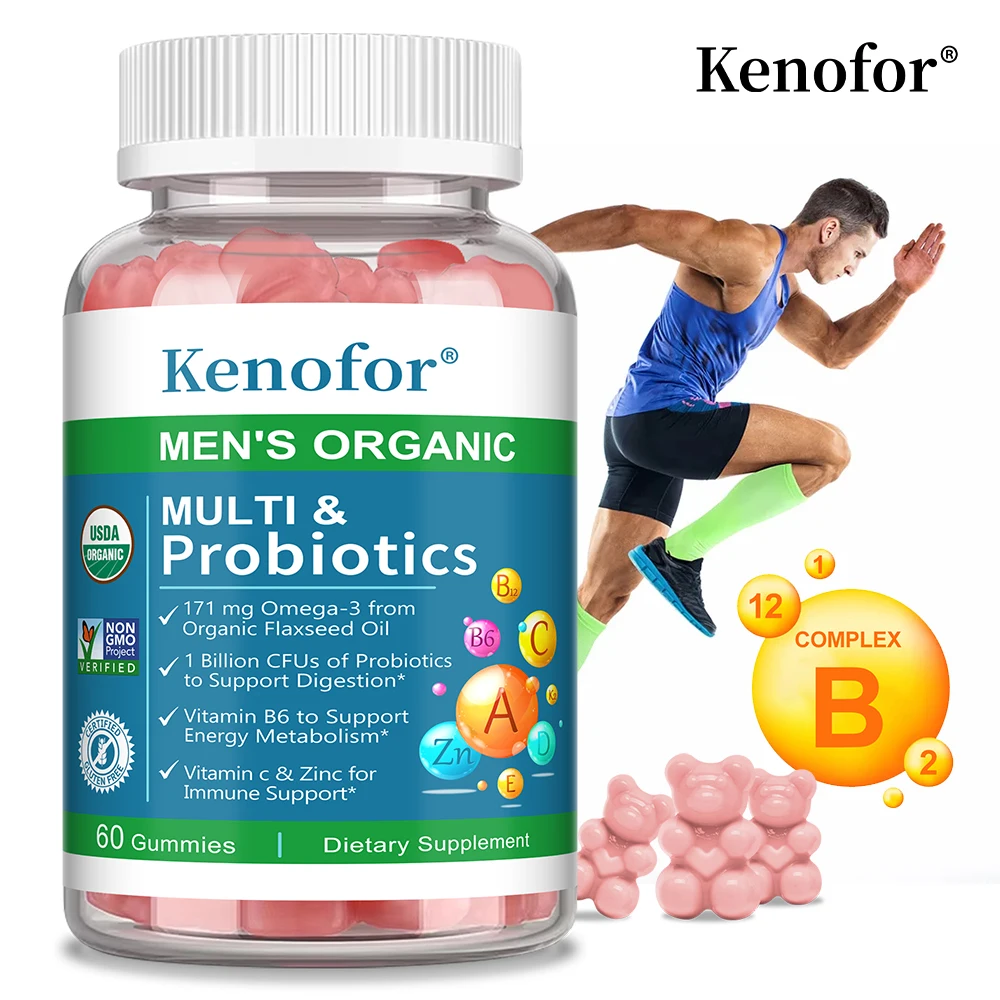 Органический мультивитамин и пробиотик для мужчин, с Omega-3, поддерживает иммунитетную систему, поддерживает метаболизм энергии, пищевая добавка
Органический мультивитамин и пробиотик для мужчин, с Omega-3, поддерживает иммунитетную систему, поддерживает метаболизм энергии, пищевая добавка