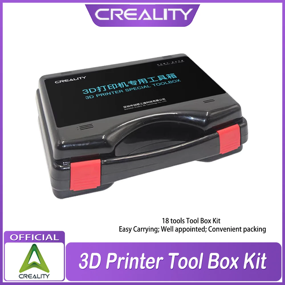 Creality 3D Printer Tool Box 3D Printers Fix Kits Multi Tools With Tool Boxes Printer Installation Maintenance Tools Sets
Creality 3D Printer Tool Box 3D Printers Fix Kits Multi Tools With Tool Boxes Printer Installation Maintenance Tools Sets