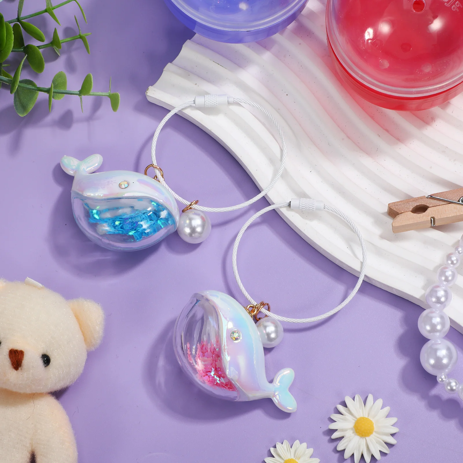 2pcs Laser Keychain Whale Charm Ocean Animal Key Ring For Daily Use Party Favors Gifts With Portable
2pcs Laser Keychain Whale Charm Ocean Animal Key Ring For Daily Use Party Favors Gifts With Portable