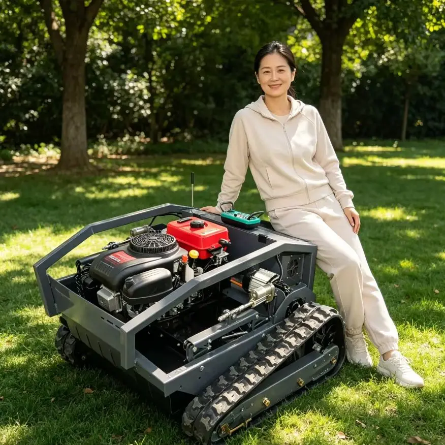 High Power 23HP Tracked Remote Lawn Mower 1000mm Intelligent Cutting Width 4000m²/h Efficient Customizable All Terrain Farm
High Power 23HP Tracked Remote Lawn Mower 1000mm Intelligent Cutting Width 4000m²/h Efficient Customizable All Terrain Farm