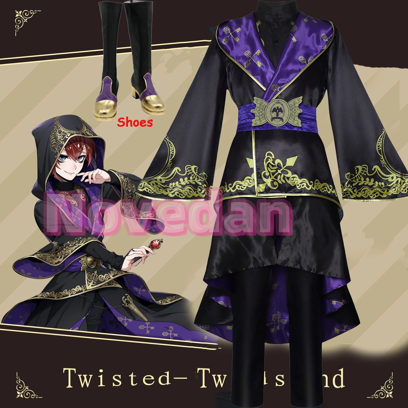 Twisted Wonderland Косплей Riddle Malleuss Idiaa Floydd Косплей Игровой Костюм Униформа Обувь Церемониальные Халаты Костюм на Хэллоуин
Twisted Wonderland Косплей Riddle Malleuss Idiaa Floydd Косплей Игровой Костюм Униформа Обувь Церемониальные Халаты Костюм на Хэллоуин