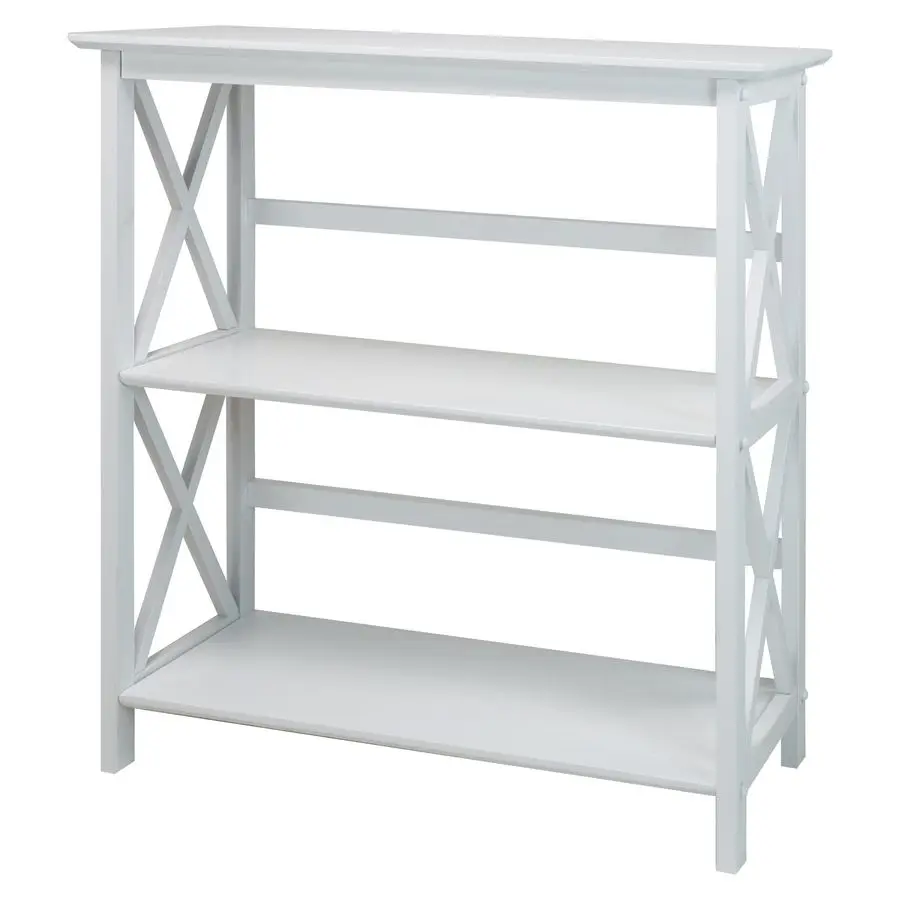 Home Montego 3Shelf Bookcase, White Customizable
Home Montego 3Shelf Bookcase, White Customizable